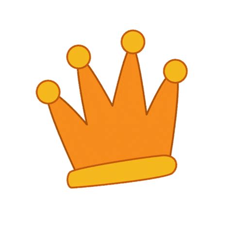animated cute crown stickers by jung hyunyi