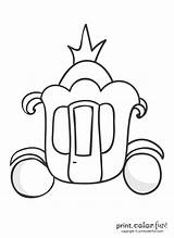 Fairytale Carriage Coloring Pages Printcolorfun sketch template