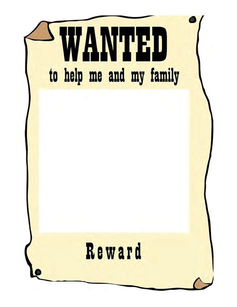 29 free wanted poster templates fbi and old west