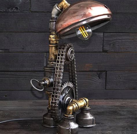 Steampunk Inspired Lamp Designs To Add Some Grunge Cool Factor To