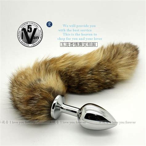 anal hook bdsm sex steel butt plug sex toy for women stainless sex products fox tail suppository