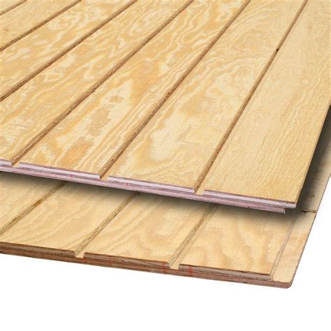 plywood siding panel     oc common     ft   ft