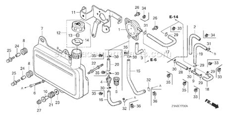 honda gc parts diagram