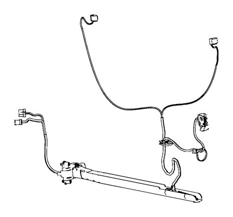 dodge ram rear door wiring harness