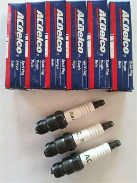 acdelco rt spark plugs  count ebay
