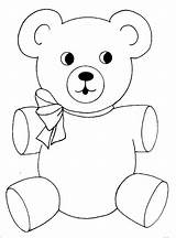 Coloring Bear Pages Teddy Printable Kids Přečíst sketch template