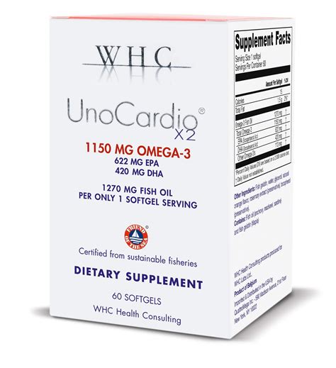 whc unocardio  triglyceride omega  fatty acids  mg fish