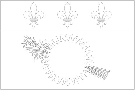 flag  guadeloupe coloring page  printable coloring pages  kids