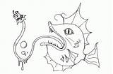 Coloring Sea Pages Monsters Monster Library Clipart Line Popular sketch template