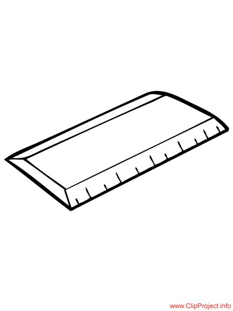 ruler image coloring page  school