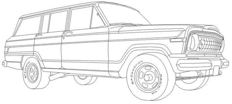 classic wagoneer   jeep coloring book jeep grand cherokee