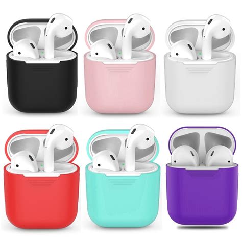 tpu silicone bluetooth wireless earphone case  airpods protective cover earpods case