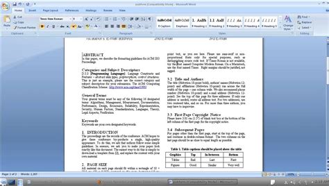 ieee format  word document cv sample   format