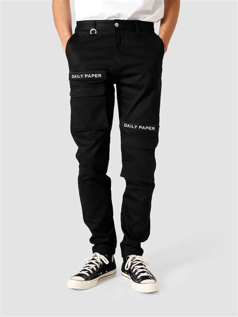 cargo pants black nosb freshcotton