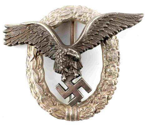 Sold At Auction Wwii German Third Reich Luftwaffe Pilots Badge