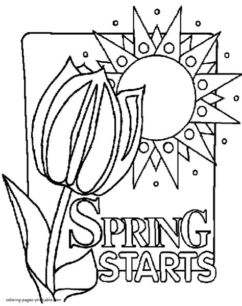 printable spring coloring pages coloring pages printablecom