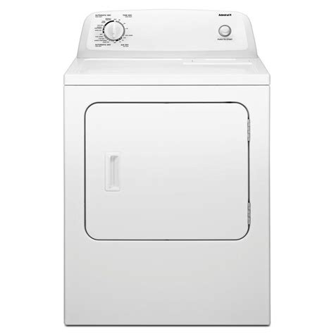 admiral  cu ft electric dryer  white aedyq  home depot