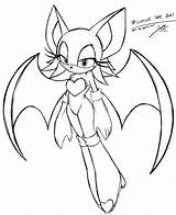 Rouge Bat Rogue Sonic Coloring Bats Hedgehog Pages Fanpop Red Bocetos Guardado Desde Uploaded User sketch template