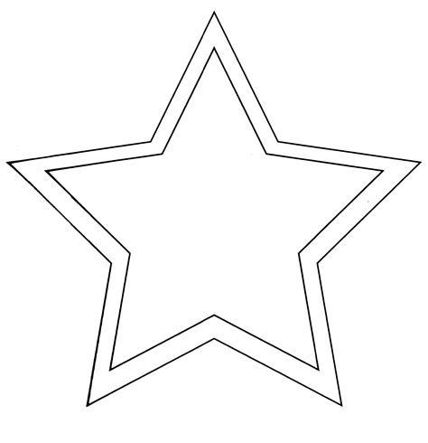 printable star clipartsco