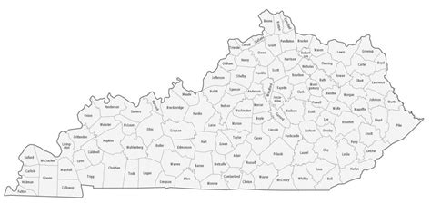 kentucky county map gis geography