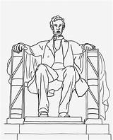 Coloring Lincoln Abraham Book President sketch template