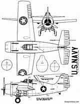 Wildcat F4f Grumman Blueprints Blueprintbox Blueprint Plans Mk Ww2 Wwii sketch template