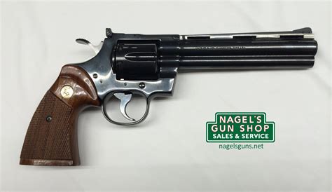 colt python  magnum revolver  barrel  good condition ngl   preowned nagel