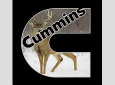Cummins Deer Vinyl Decal Dodge RAM Camo Turbo Diesel Truck Window