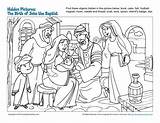 Baptist Zechariah Sundayschoolzone Childrens Preschool Luke Lessons sketch template