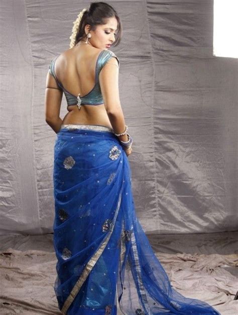 Anushka Low Cut Blouses Backless Blouse Indian Actresses
