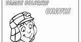 Chavo Ocho Chaves Colorir Chilindrina Barril sketch template