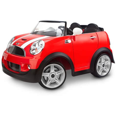 kid trax  volt mini cooper ride  red walmartcom walmartcom