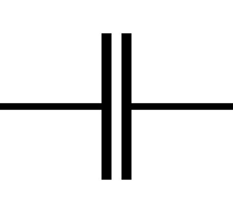 capacitor symbol png clipart