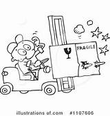 Picker Cherry Clipart Template Forklift sketch template