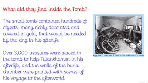 tuesday    home learning topic  discovery  tutankhamun