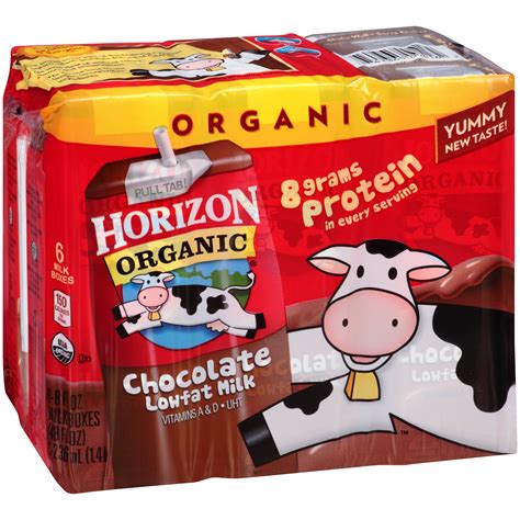 horizon organic chocolate milk  fl oz  count walmartcom