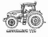 Trecker Traktor sketch template