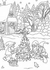 Gnomes sketch template