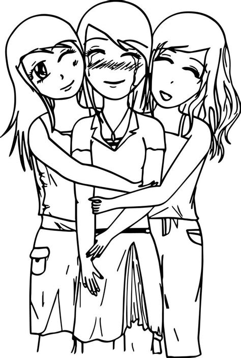 friends coloring pages people coloring pages coloring pages