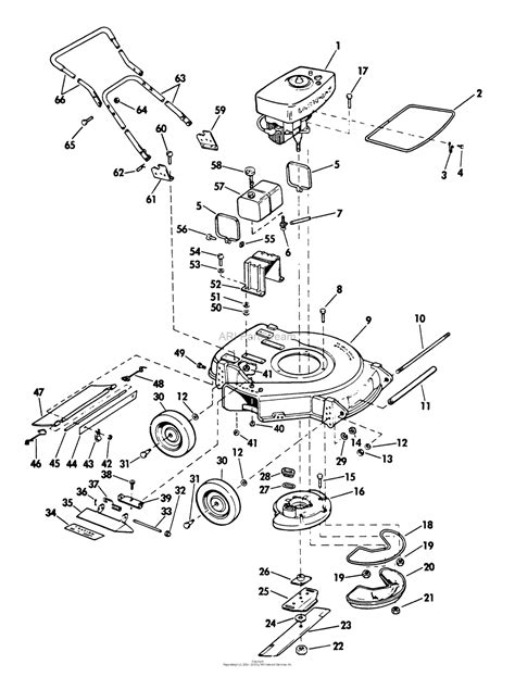 lawn boy  lawnmower  sn   parts diagram  model