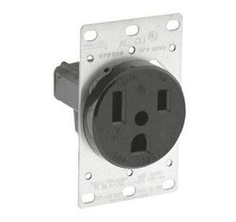 leviton  flush mount power outlet tt    black  ebay