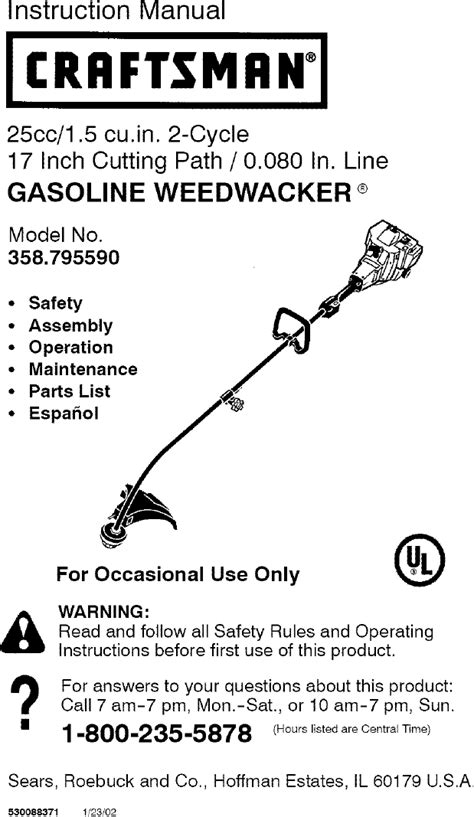 craftsman weedwacker fuel  diagram cc wiring