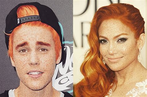 16 celebrities photoshopped as redheads