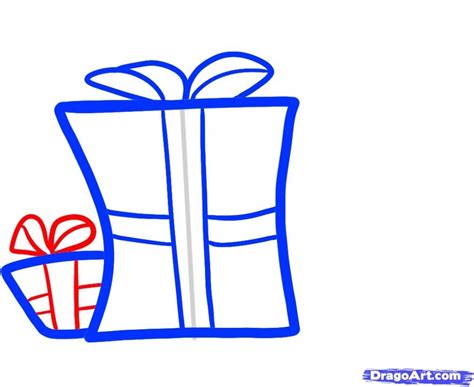 christmas gift drawing images