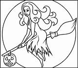 Halloween Coloring Witch Color Online Pages Number Printable Broomstick Kids Numbers Coloritbynumbers Print Witches Printables Easy Sheet Cat Fun Från sketch template