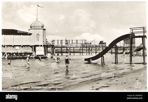 svenska barnens badstrand  date qsp  tz  postcard carl