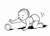 Crawling Babies Drawings Library Designlooter 69kb sketch template