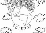 Science Coloring Pages Earth Getdrawings sketch template