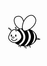 Bee Coloring Pages Bumble Flying Color Place Insect Clipart Clipartbest Tocolor Sheets sketch template