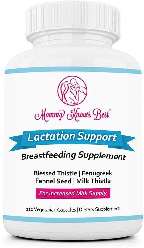 mommy knows best lactation supplement breastfeeding support increase